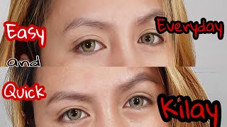 PAANO MAGKILAY? EASY KILAY TUTORIAL FOR BEGINNERS USING 2 TYPES OF EYEBROW PRODUCT | All About TALA