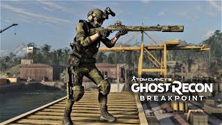 Ghost Recon Breakpoint  - Stealth shotgun gameplay (M4 STG)