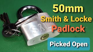 (267) Lock Picking a Smith and Locke 50mm Aluminium Padlock