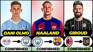 🚨LATEST CONFIRMED TRANSFERS & RUMOURS 🔥 ft. Haaland, Giroud, Neymar...etc