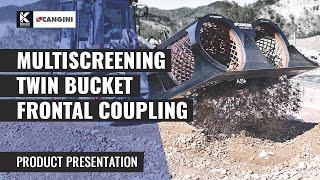 Multiscreening Twin Bucket Frontal Coupling  | Cangini Benne