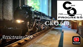 MTH Train review C&O 610 greenbrier ps2 review