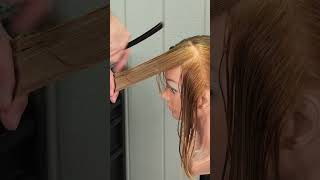 Short vs. Long Razor Stroke: A Razor Haircutting Technique for Different Results #shorts #short