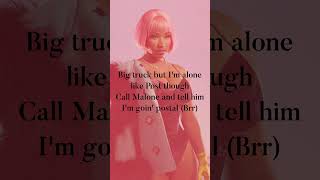 Nicki Minaj Red Ruby Da Sleeze #shortvideo