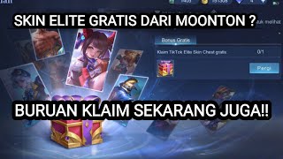 MOONTON BAGI BAGI SKIN ELIT GRATIS ? BURUAN KLAIM SKIN NYA SEKARANG JUGA 🤩