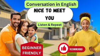 Conversation in English: Nice to Meet You | Introducing People