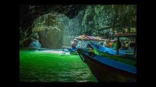 Beautiful Green Canyon of Java