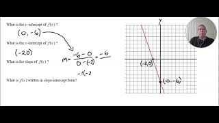 Lesson 1.3 - Linear Functions & Graphs - Part 1