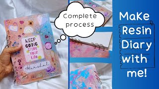 Resin Diary📝| Complete Process 🩷🩵