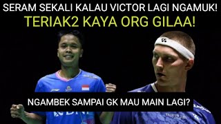 😱 TUKANG NGAMBEK NIH! Anthony Sinisuka Ginting vs Victor Axelsen. Badminton Bulutangkis