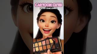 CUTE ✅ or FAIL? ❌ CARTOON CUTIE Filter Makeup Challenge! 🌸🎀