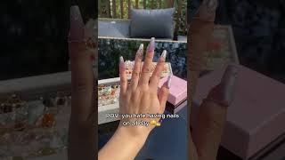 POV: you hate having nails on all day💅🏻💍 #nailrings #nails #nailinspo #naildesign