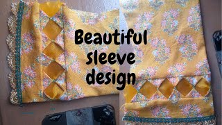 Beautiful new sleeve design | sewing tips and tutorial | how to design your sleeve at home 🏡