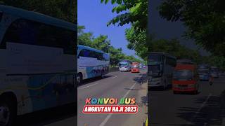 Puluhan Bus Konvoi, Mau kemana ya kira² ?