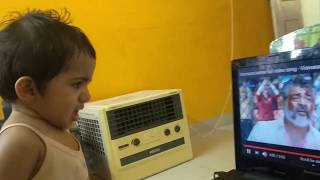 Funny 😂 1 year Baby Girl crying while watching a movie climax | Ganga Guru