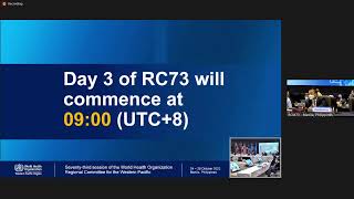 RCM 73 Live Stream (English) - Day 2