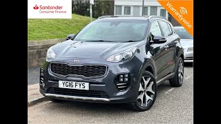 2016 Kia Sportage 2.0 CRDi GT-Line Auto AWD Euro 6 5dr, YG16FYS - Premier Car Sales Ltd, Preston