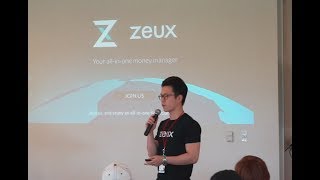 Zeux app pitch at SVIEF • Blockchain Funding Summit by Blockchain Media for Crypto Creative Assets