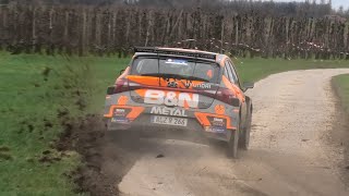 Rally Van Haspengouw 2024 | Shakedown | Action - Slippery Conditions