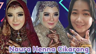 Bikin Henna Pengantin di Naura Henna Cikarang 😘