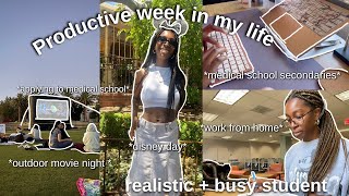 week in my life applying to med-school | completing secondaries, clinical researcher,+ more