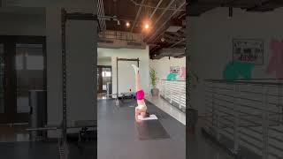 Handstand push up #acrobat #acro #acrobatics #gymgirl #gymnast #gym #gymmotivation #notlikeus