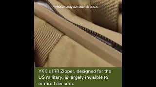 YKK’s Infrared Reflectance Zipper #shorts #zipper #military #tactical