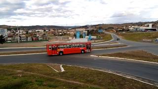 ÔNIBUS DA EMPRESA   SÃO  GONÇALO, CARRO 5050  CARROCERIA BUSSCAR URBANUS  CHASSI VOLVO B58 LUIZ BUS