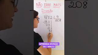 Aprenda Divisão em 1 Minuto