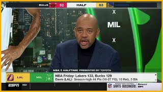 Michael Wilbon impressed Anthony Davis scores 44 leads Lakers over Bucks 133-129