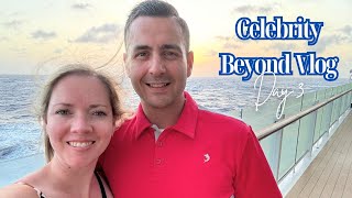 Celebrity Beyond Southern Caribbean Cruise Vlog- Day 3 - Second Sea Day!