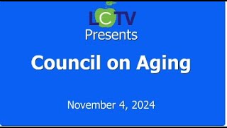 Council on Aging - November 4, 2024