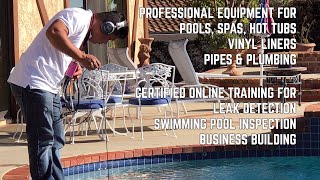 LeakTronics Swimming Pool leak Detection Training and Equipment Package