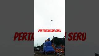 Pertarungan seru layang-layang