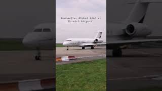 Bombardier Global 6000 at Norwich Airport on Wednesday 6th March 2024.