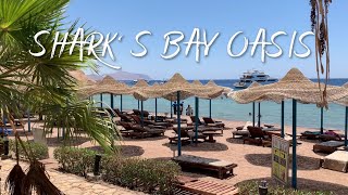 SHARK'S BAY OASIS BEACH| КРАСИВЫЙ ПЛЯЖ+ОЧЕНЬ КОЛОРИТНОЕ КАФЕ  #sharksbayoasis #sharmelsheikh #egypt