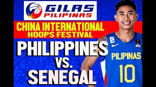 Philippines Gilas Vs. Senegal Highlights | 2023 Heyuan WUS International Basketball.