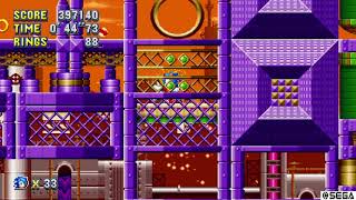 Sonic Mania - Oil Ocean Zone Act 1 Special Stage Rings