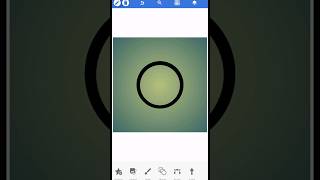 How to cricle on pixellab⭕✔️|| কিভাবে গুল রিং বানাবো⭕✔️ #short #settings #shortsfeed #ytshorts