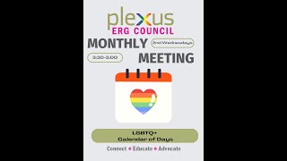 Plexus ERG Council -- LGBTQ Days for Belonging