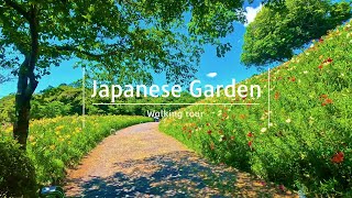 Beatiful Japanese Garden Walking Street -4k- Shizuoka Flower Park