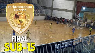 JARAGUÁ 3 x 5 ABUT/MONTE ALEGRE - Sub-15 - Final da 16ª Supercopa América de Futsal