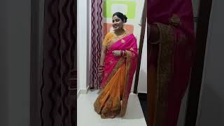 Kudiye Ni | Saree look for function #saree #viral #trending #ytshorts #reels #shots#trending