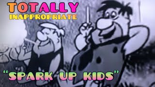 Vintage inappropriate moments kids advertisement cringeworthy smoking flintstones