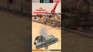 остался один против 4!!!#wotblitz #tanksblitz #колобанов #shorts #top 🔥🔥🔥