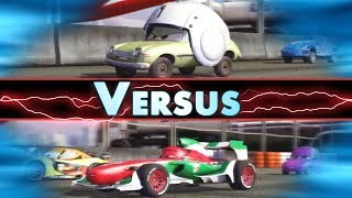 HD PS3 Cars 2 The Video Game Francesco Bernoulli Versus Gunner Acer Race On Runway Tour