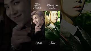 Bts leader vs blackpink leader #btsrm #vs #blackpinkjisoo #who is best