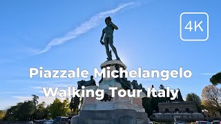 A Walk Around Piazzale Michelangelo Florence Italy ASMR