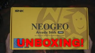 SNK NeoGeo Arcade Stick Pro - Unboxing