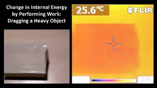 Change in Internal Energy by Performing Work: Dragging a Heavy Object